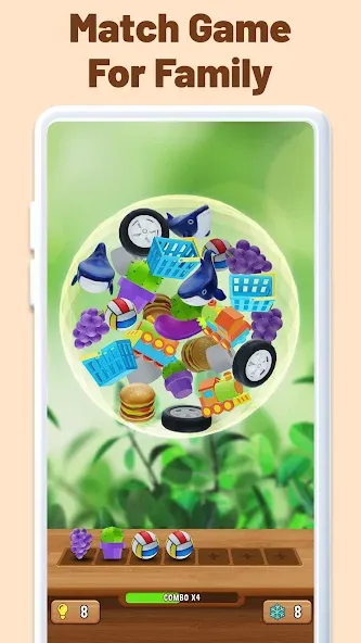 Match Triple Ball (Соответствие Тройной мяч)  [МОД Много монет] Screenshot 2