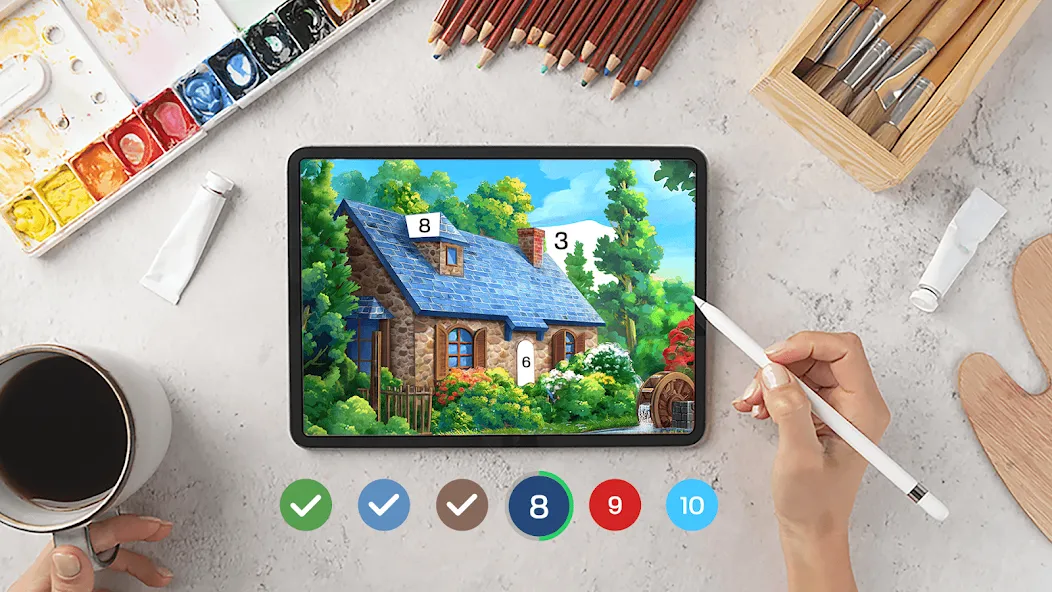Tap Color Pro: Color By Number (Тап Колор Про)  [МОД Unlocked] Screenshot 1