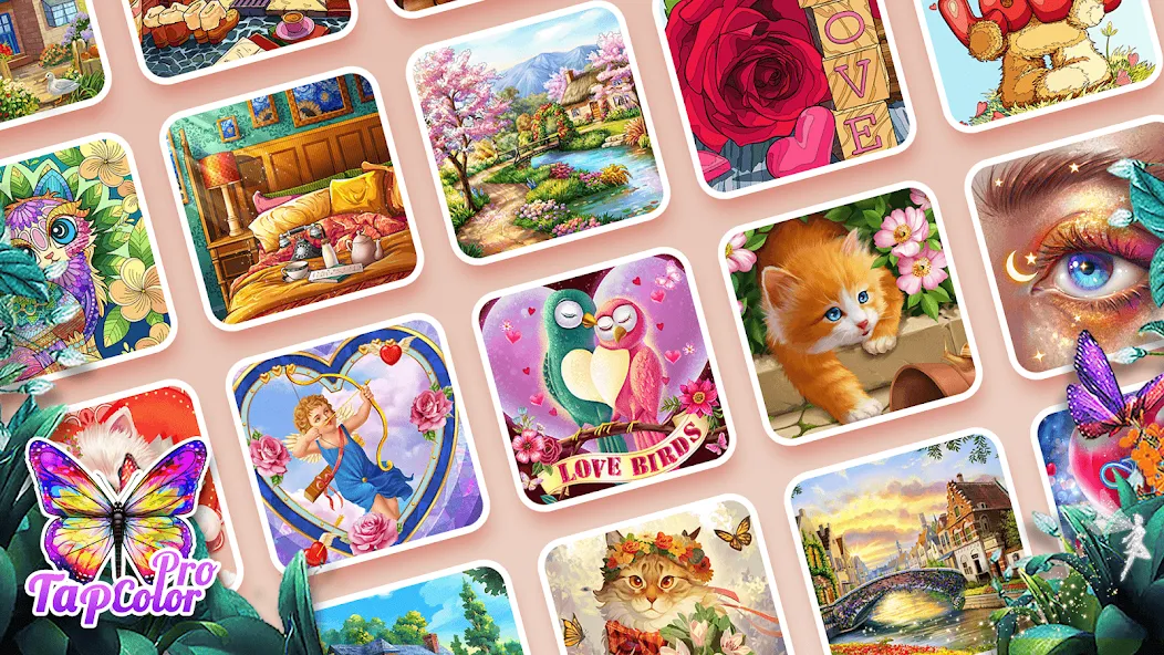 Tap Color Pro: Color By Number (Тап Колор Про)  [МОД Unlocked] Screenshot 3