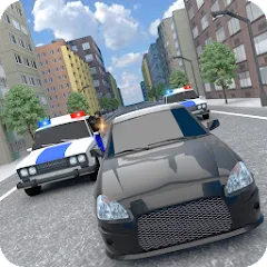 Взлом Police Car Chase  [МОД Unlocked] - последняя версия apk на Андроид