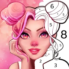 Скачать взломанную Coloring Game: Paint by Number  [МОД Unlimited Money] - стабильная версия apk на Андроид