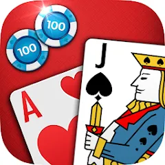 Взломанная Blackjack 21  [МОД Много монет] - последняя версия apk на Андроид