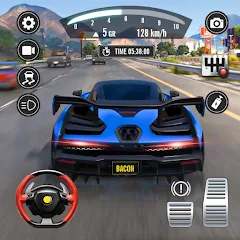 Скачать взлом Traffic Driving Car Simulator (Трафик вождения автомобиля симулятор)  [МОД Все открыто] - стабильная версия apk на Андроид