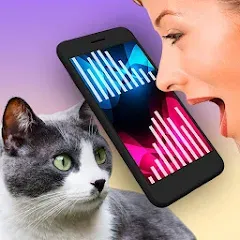 Взлом Cat Translator Pet Talk Meow  [МОД Unlocked] - стабильная версия apk на Андроид