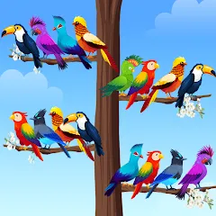 Скачать взломанную Bird Sort - Color Puzzle  [МОД Menu] - последняя версия apk на Андроид