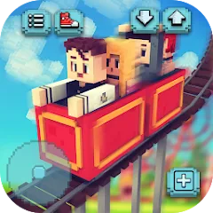 Скачать взлом Theme Park Craft: Build & Ride  [МОД Много монет] - стабильная версия apk на Андроид