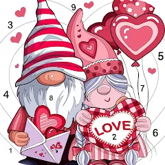 Скачать взломанную Love, Heart Coloring Book  [МОД Бесконечные деньги] - стабильная версия apk на Андроид