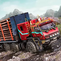 Взломанная Offroad Mud Truck Driving Sim  [МОД Unlocked] - полная версия apk на Андроид