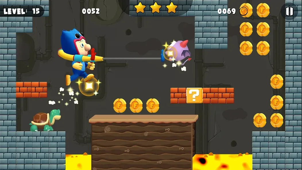Bob World Adventure 3D  [МОД Много денег] Screenshot 1