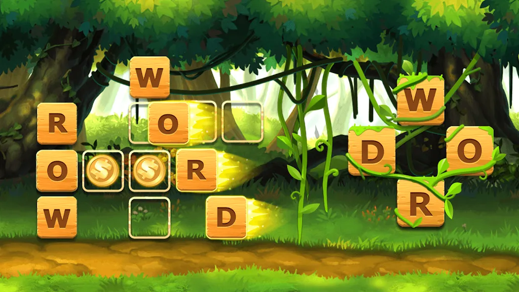 Word Crossword Puzzle  [МОД Много монет] Screenshot 1