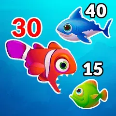 Взломанная Big Eat Fish Games Shark Games  [МОД Много монет] - стабильная версия apk на Андроид