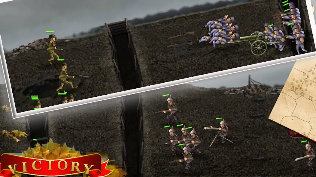 Warfare 1917 Trenches Troops (Военные действия 1917 Траншеи Войска)  [МОД Все открыто] Screenshot 5