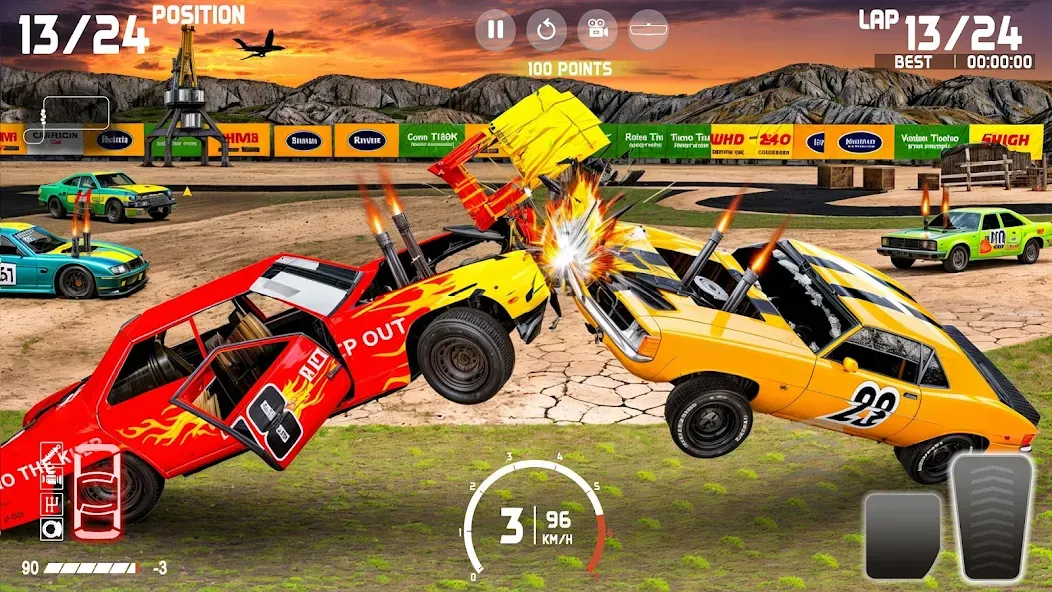 Demolition Derby: Car Games  [МОД Mega Pack] Screenshot 1