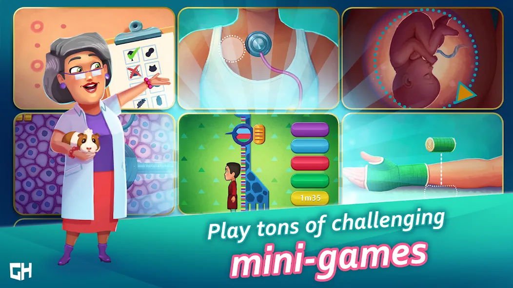 Heart's Medicine Hospital Heat  [МОД Бесконечные монеты] Screenshot 3
