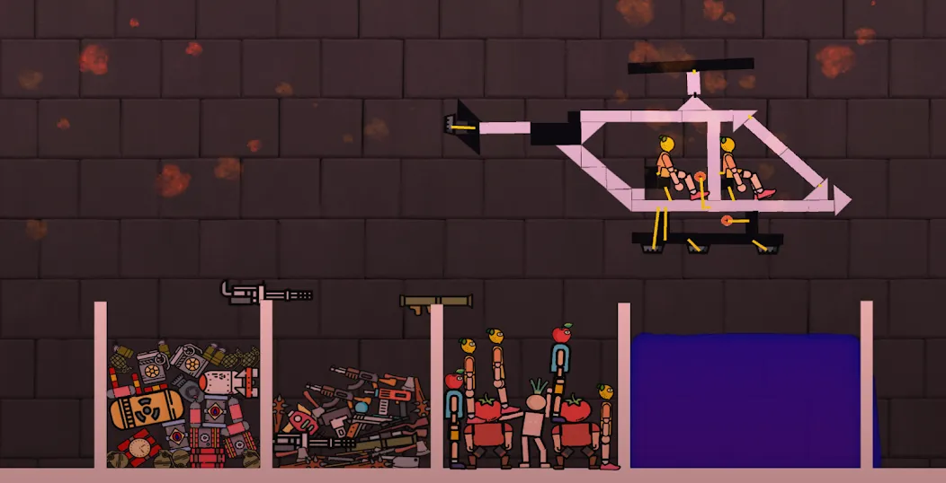 Gore Ragdoll Playground (Горе Рэгдолл Плейграунд)  [МОД Много монет] Screenshot 3