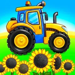 Взлом Tractor, car: kids farm games  [МОД Бесконечные монеты] - стабильная версия apk на Андроид