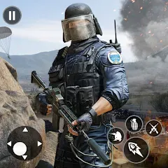 Взломанная Gun Shooting Games Fps Offline  [МОД Много денег] - полная версия apk на Андроид