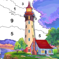 Скачать взломанную Hey Color Paint by Number Art  [МОД Бесконечные монеты] - последняя версия apk на Андроид