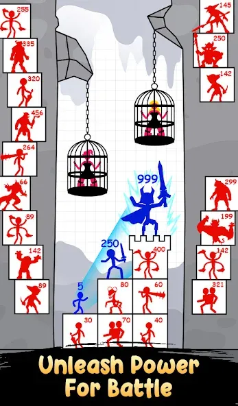Stick Hero: Tower Defense (тик Хиро)  [МОД Mega Pack] Screenshot 2