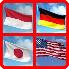 Скачать взлом Tebak Gambar Bendera (Тебак Гамбар бендера Негара)  [МОД Много денег] - стабильная версия apk на Андроид