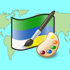 Скачать взломанную Draw The Flag - Quiz & Maker  [МОД Menu] - стабильная версия apk на Андроид