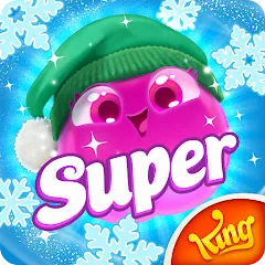 Скачать взломанную Farm Heroes Super Saga (Фарм Хероес Супер Сага)  [МОД Много монет] - стабильная версия apk на Андроид