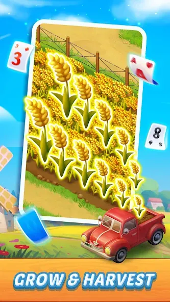 Solitaire Farm Adventure (Солитер)  [МОД Много денег] Screenshot 5