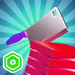 Скачать взломанную Slice Master  Robux Roblominer (Слайс Мастер Робукс Робломайнер)  [МОД Unlimited Money] - стабильная версия apk на Андроид