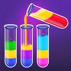 Скачать взлом Color Water Sort Wooden Puzzle (Цвет воды Сорт Вуди Пазл)  [МОД Бесконечные монеты] - последняя версия apk на Андроид