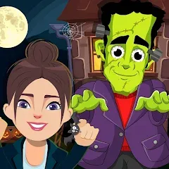 Взломанная Pretend Play Halloween Party (Претендуй на Хэллоуинскую вечеринку)  [МОД Много денег] - последняя версия apk на Андроид