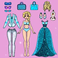 Взломанная Chibi Dolls Dress Up Games (Чиби Куклы Игра в Одевание)  [МОД Бесконечные деньги] - стабильная версия apk на Андроид