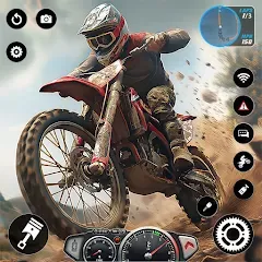 Скачать взломанную Motocross MX Dirt Bike Games  [МОД Menu] - полная версия apk на Андроид