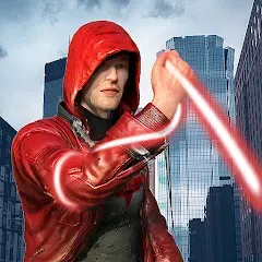 Скачать взломанную Incredible Flying SuperHero 3D (Инкредибл Флайинг СуперГерой 3D)  [МОД Menu] - стабильная версия apk на Андроид