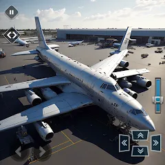 Взломанная Real Plane Flying Simulator  [МОД Unlocked] - последняя версия apk на Андроид