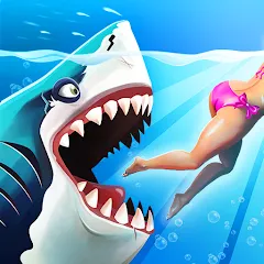 Взлом Hungry Shark World (Хангри Шарк Ворлд)  [МОД Много денег] - последняя версия apk на Андроид