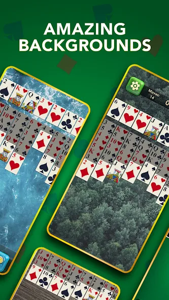 FreeCell Classic Card Game (ФриСел Классическая карточная игра)  [МОД Меню] Screenshot 2