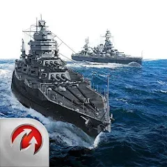 Взломанная World of Warships Blitz War (Ворлд оф Варшипс Блиц Вар)  [МОД Unlocked] - стабильная версия apk на Андроид
