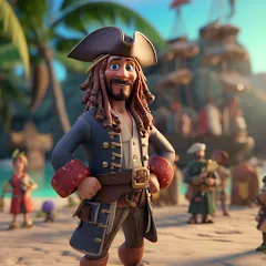 Взлом Pirate Polygon Caribbean Sea (Пиратская Полигон Карибское море)  [МОД Меню] - полная версия apk на Андроид