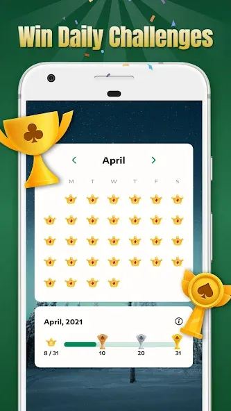 Solitaire - Classic Card Games  [МОД Много денег] Screenshot 5