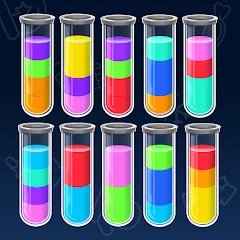 Скачать взлом SortPuz 3D: Water Color Sort (СортПаз 3Д)  [МОД Unlimited Money] - последняя версия apk на Андроид